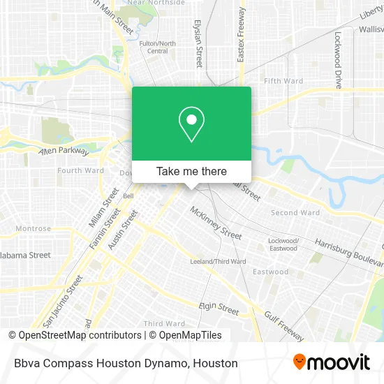 Bbva Compass Houston Dynamo map
