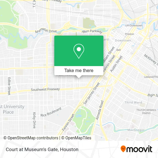 Court at Museum's Gate map
