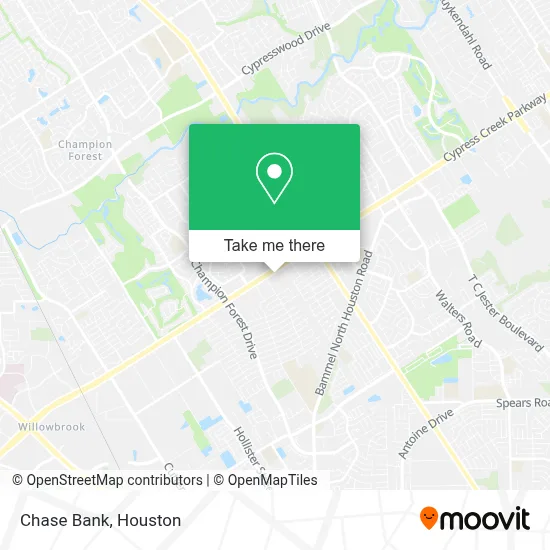 Chase Bank map