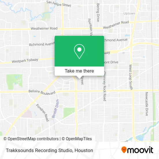 Trakksounds Recording Studio map