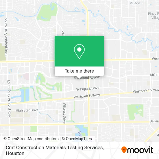 Cmt Construction Materials Testing Services map