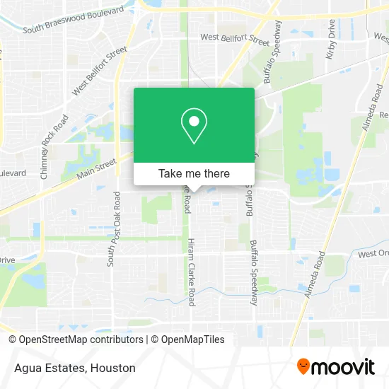Agua Estates map
