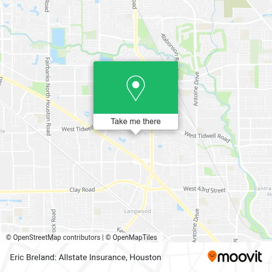 Eric Breland: Allstate Insurance map