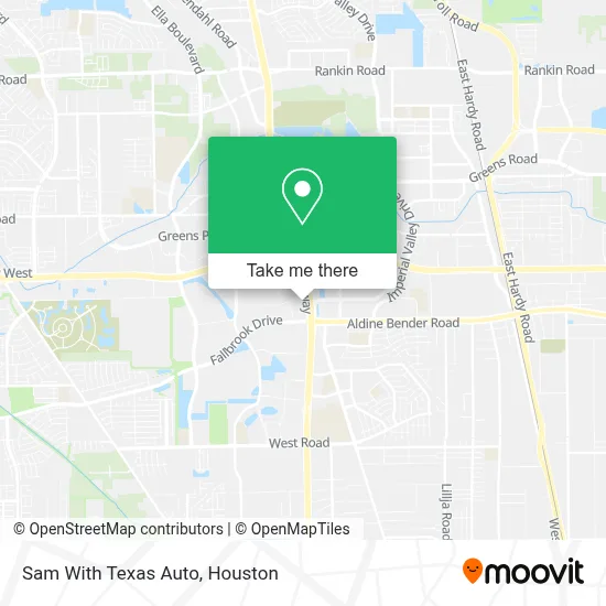 Sam With Texas Auto map