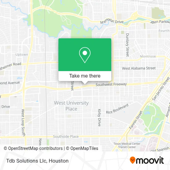 Tdb Solutions Llc map