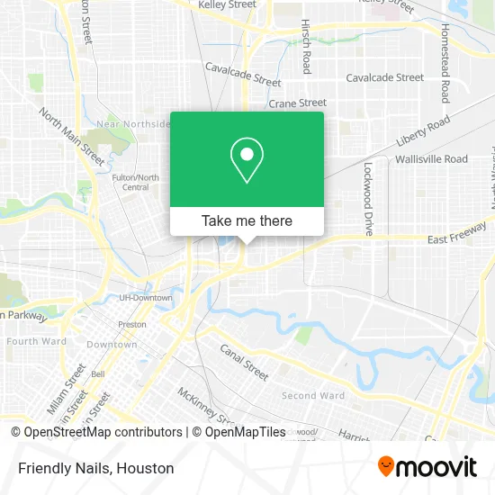 Friendly Nails map