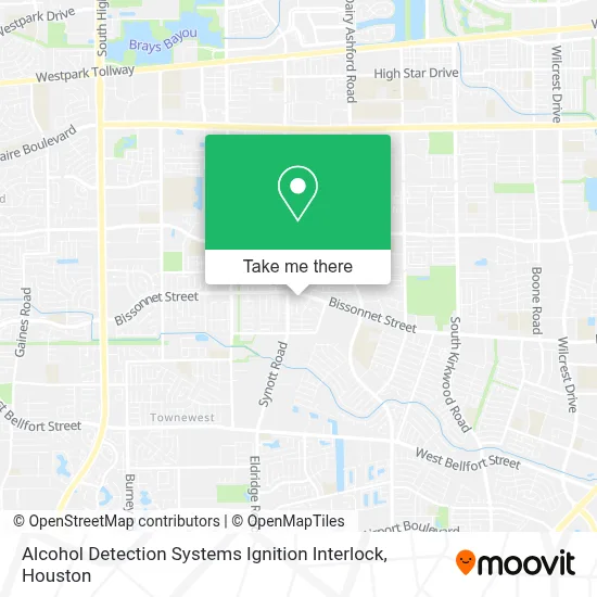 Alcohol Detection Systems Ignition Interlock map