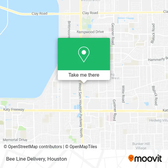 Bee Line Delivery map