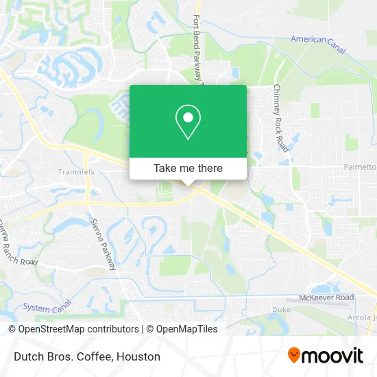 Dutch Bros. Coffee map