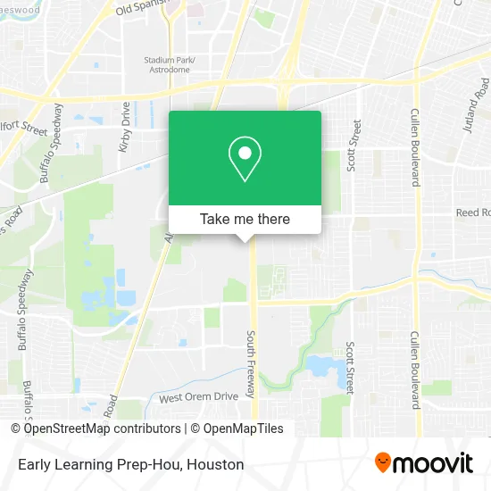 Early Learning Prep-Hou map