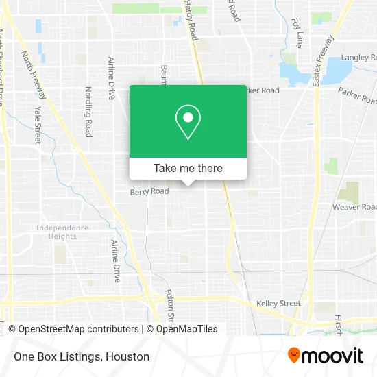 One Box Listings map