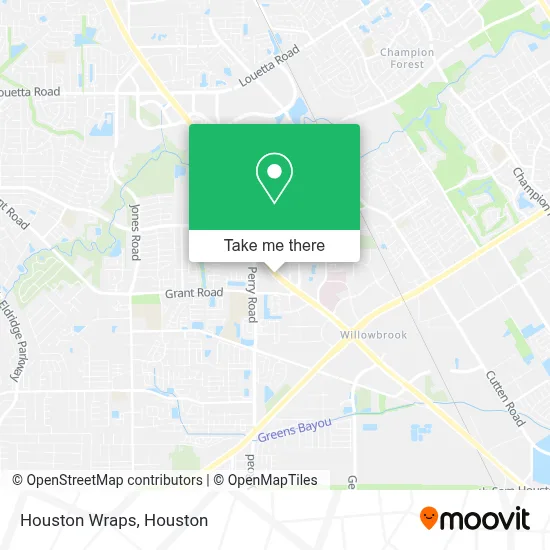 Houston Wraps map