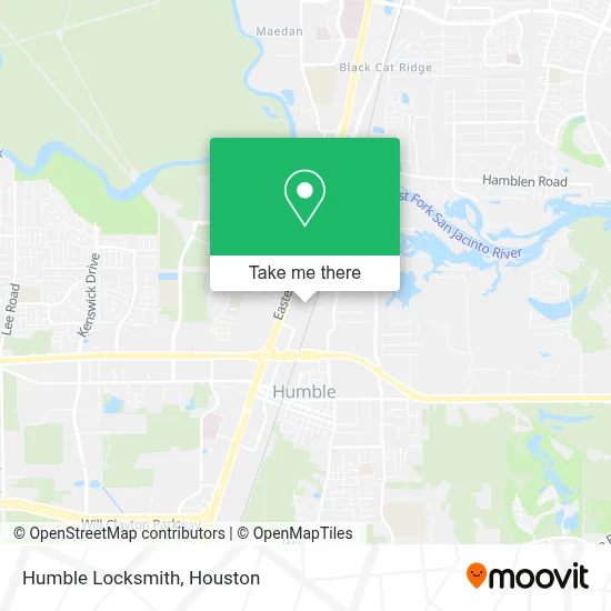 Humble Locksmith map