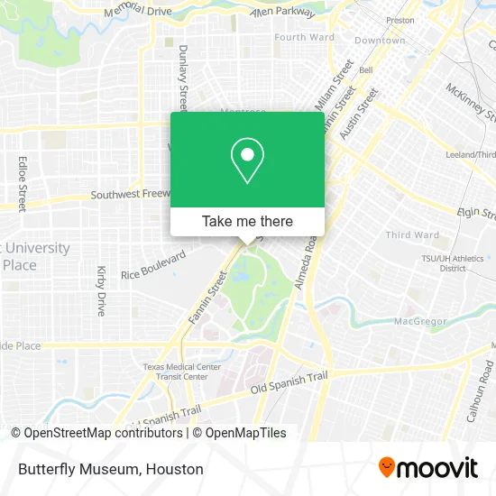 Butterfly Museum map
