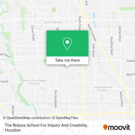 The Brazos School For Inquiry And Creativity map