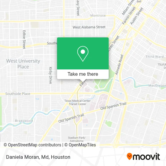 Daniela Moran, Md map