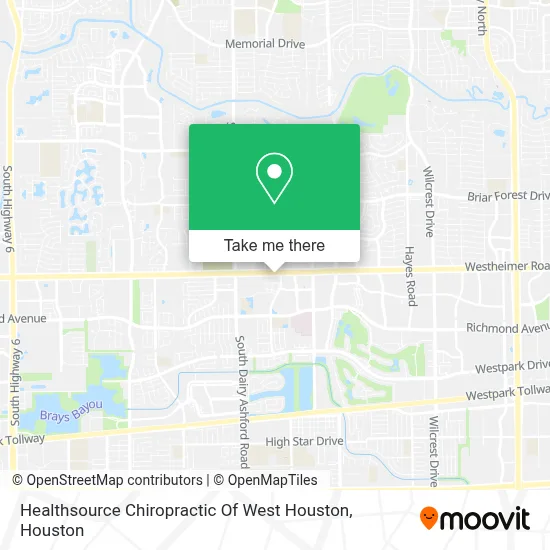 Healthsource Chiropractic Of West Houston map