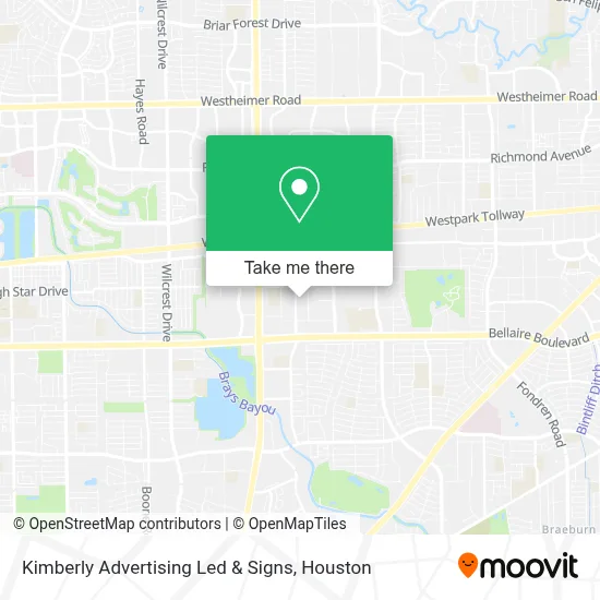 Kimberly Advertising Led & Signs map