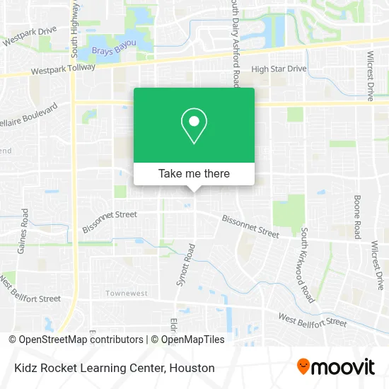Kidz Rocket Learning Center map