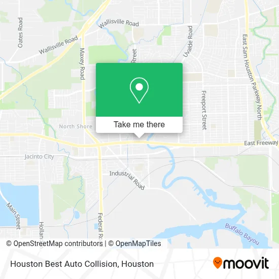 Houston Best Auto Collision map