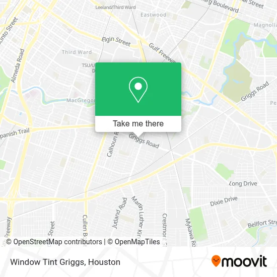 Window Tint Griggs map