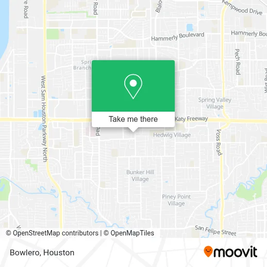 Bowlero map