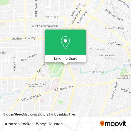 Amazon Locker - Whey map