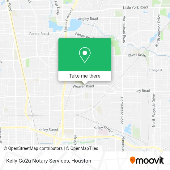 Kelly Go2u Notary Services map