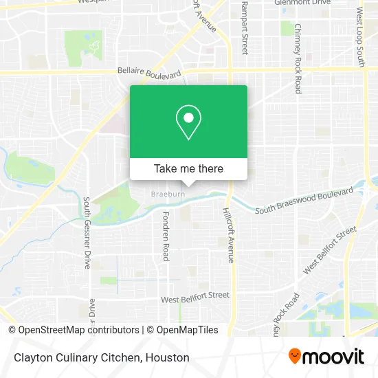 Clayton Culinary Citchen map