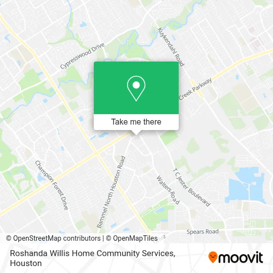 Roshanda Willis Home Community Services map