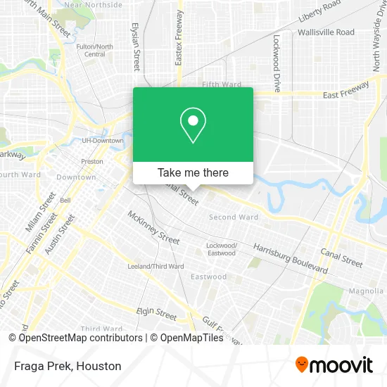 Fraga Prek map