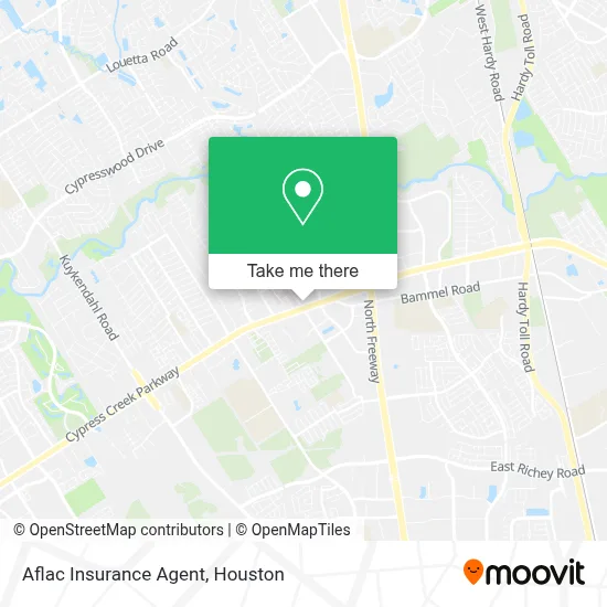 Aflac Insurance Agent map