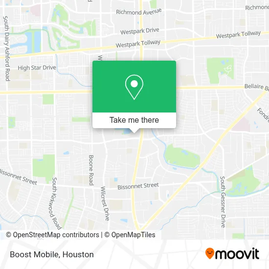 Boost Mobile map