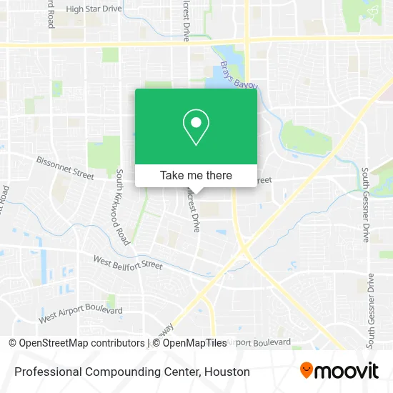 Professional Compounding Center map