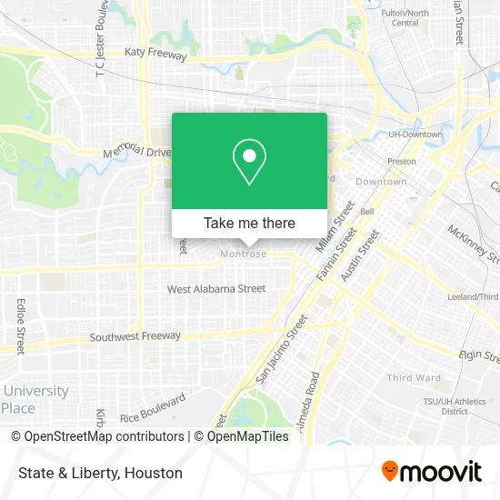 State & Liberty map
