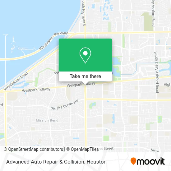 Advanced Auto Repair & Collision map
