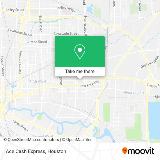 Ace Cash Express map