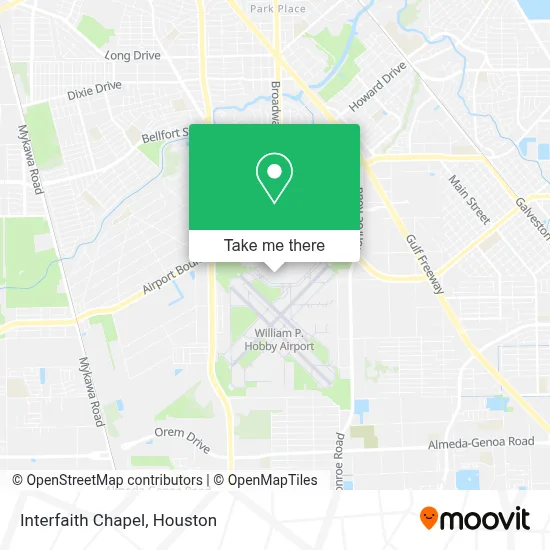 Interfaith Chapel map