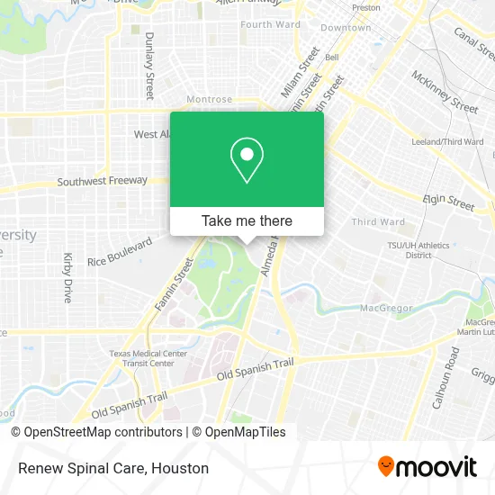 Renew Spinal Care map