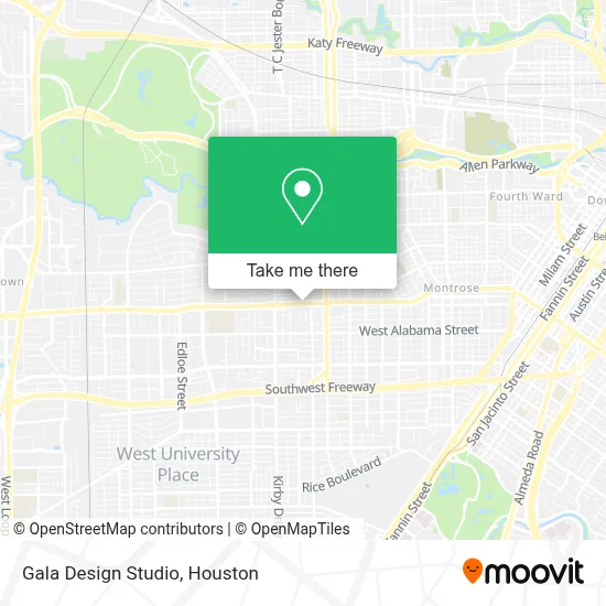 Gala Design Studio map