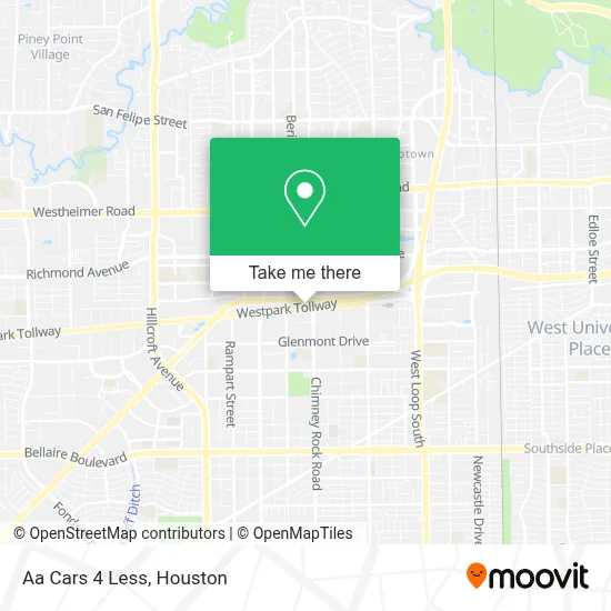 Aa Cars 4 Less map