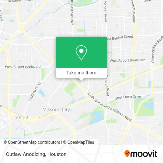 Outlaw Anodizing map