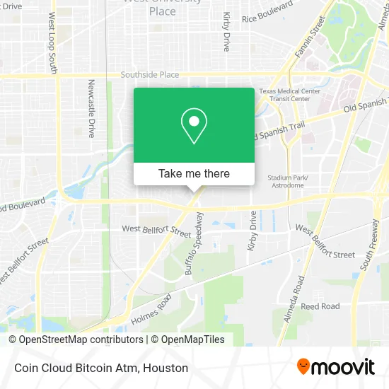 Coin Cloud Bitcoin Atm map