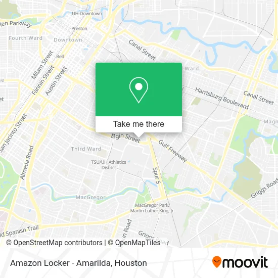 Amazon Locker - Amarilda map