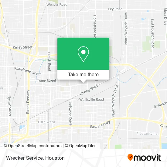 Wrecker Service map