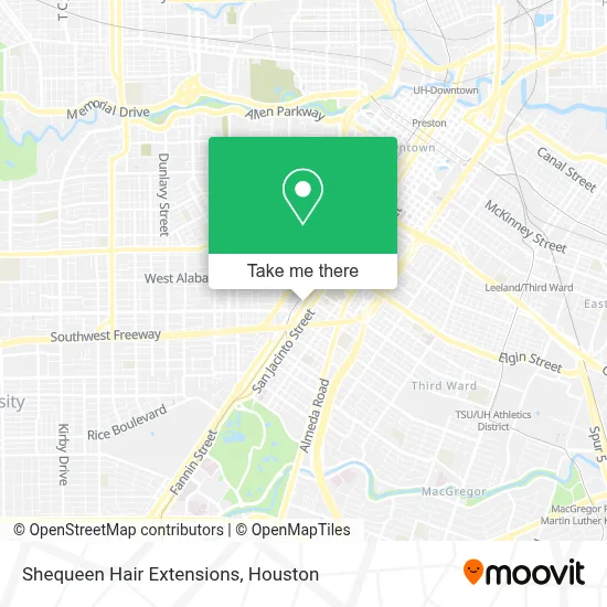 Shequeen Hair Extensions map