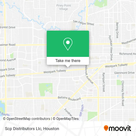 Scp Distributors Llc map