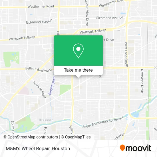 M&M's Wheel Repair map