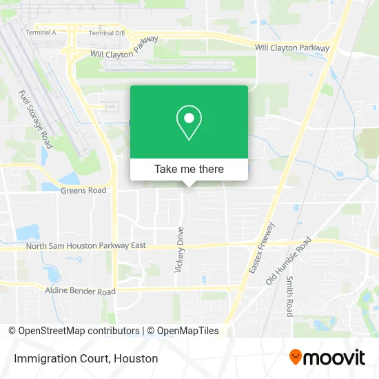 Immigration Court map
