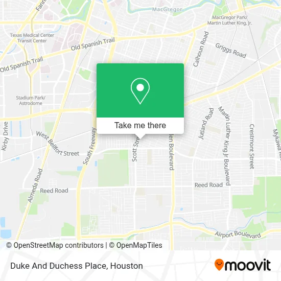 Duke And Duchess Place map